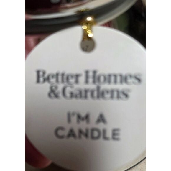 Better Homes & Gardens 2-Wick Metallic Glass Christmas Tree Scented Candle NEW - Picture 2 of 4